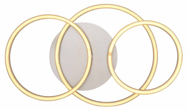 Globo Kendy plafonniere – Ingebouwd (LED) – Nikkel - Image 3