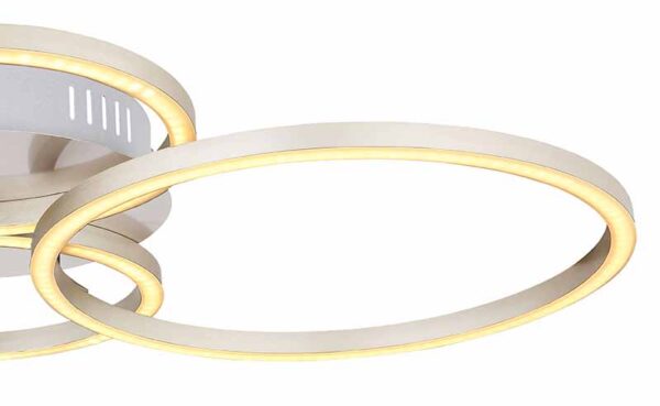 Globo Kendy plafonniere – Ingebouwd (LED) – Nikkel - Image 4