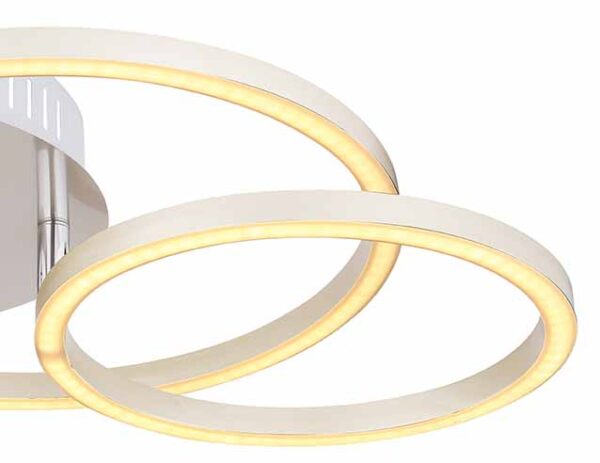 Globo Kendy plafonniere – Ingebouwd (LED) – Nikkel - Image 4