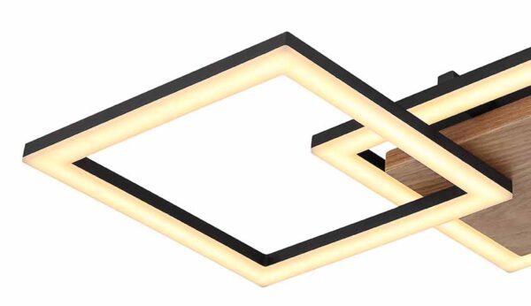Globo Kerry plafonniere – Ingebouwd (LED) – Zwart - Image 4