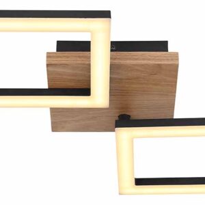 Globo Kerry plafonniere – Ingebouwd (LED) – Zwart