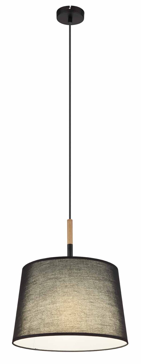 Globo Kikki hanglamp – ø 38 cm – E27 (grote fitting) – Zwart - Image 3