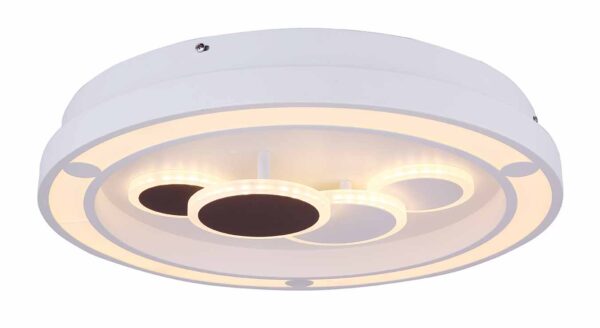 Globo Kolli plafonniere – ø 48 cm – Ingebouwd (LED) – Wit - Image 3
