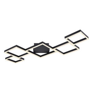Globo Kurio plafonniere – Ingebouwd (LED) – Zwart