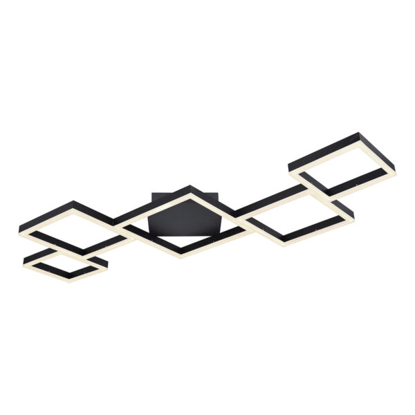 Globo Kurio plafonniere – Ingebouwd (LED) – Zwart