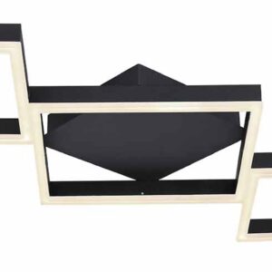 Globo Kurio plafonniere – Ingebouwd (LED) – Zwart