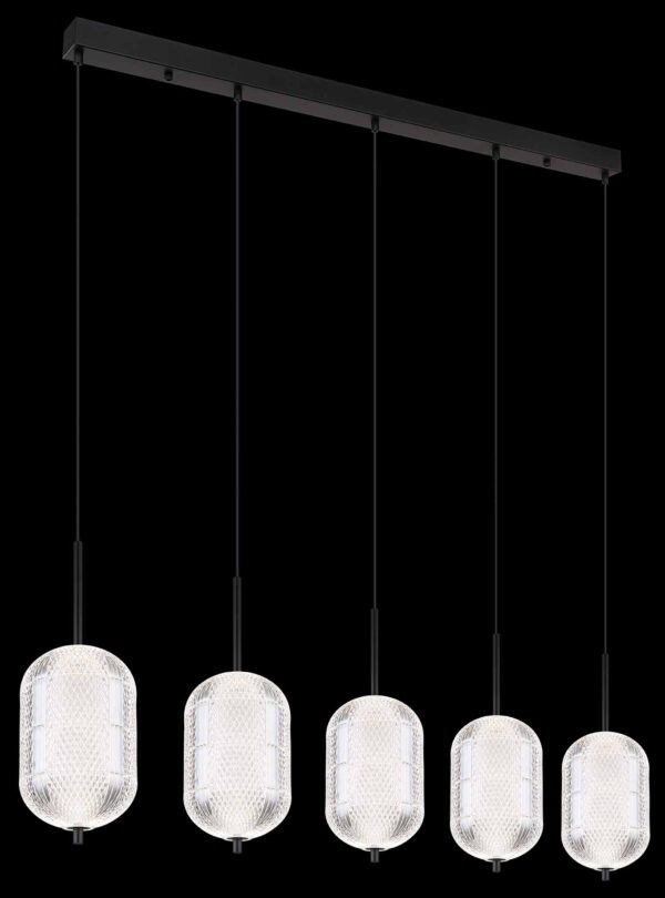 Globo Kurius hanglamp – Ingebouwd (LED) – Zwart - Image 4