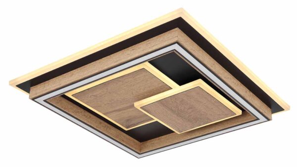 Globo Lagerta plafonniere – Ingebouwd (LED) – Zwart - Image 4
