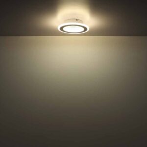5 cm – Ingebouwd (LED) – Wit