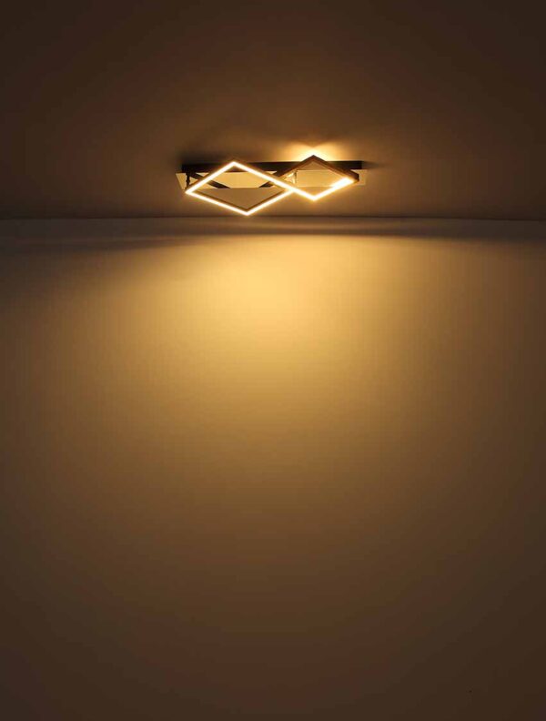 Globo Lesina plafonniere – Ingebouwd (LED) – Chroom - Image 4