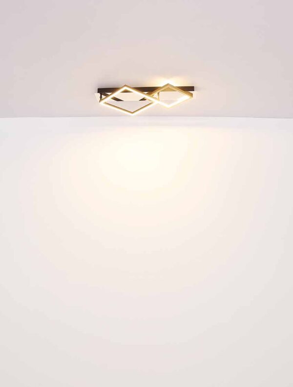Globo Lesina plafonniere – Ingebouwd (LED) – Chroom - Image 4
