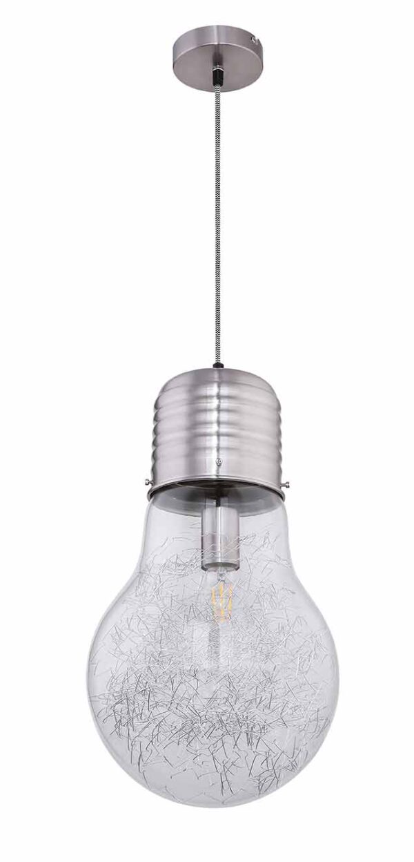 Klassieke messing metalen hanglamp Globo Levin - Image 4