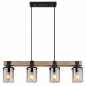 Globo Lila hanglamp – E27 (grote fitting) – Zwart