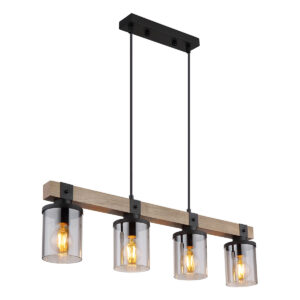 Globo Lila hanglamp – E27 (grote fitting) – Zwart