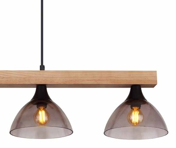 Globo Lindi hanglamp – E14 (kleine fitting) – Zwart - Image 3
