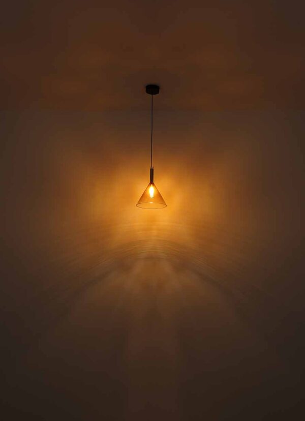 Globo Lopusa hanglamp – ø 18 cm – G9 – Zwart - Image 4