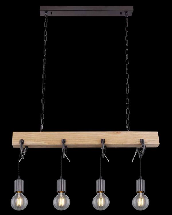 Globo Ludi hanglamp – E27 (grote fitting) – Zwart - Image 5