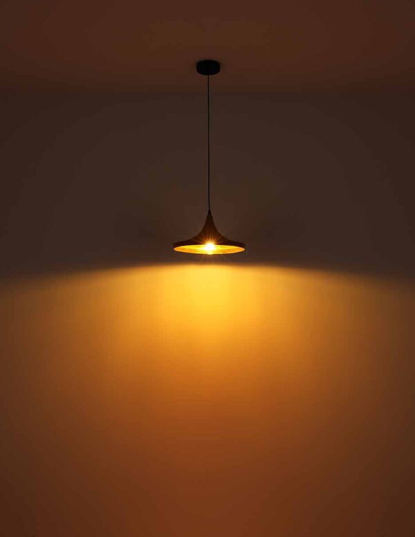Globo Ludmilla hanglamp – E27 (grote fitting) – Zwart - Image 4