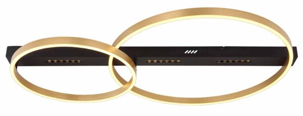 Globo Luffy plafonniere – Ingebouwd (LED) – Zwart