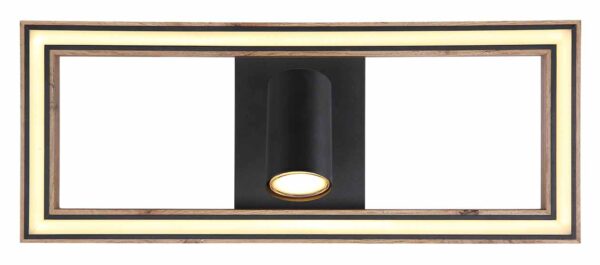Globo Mandera plafonniere – Ingebouwd (LED) – Zwart - Image 3