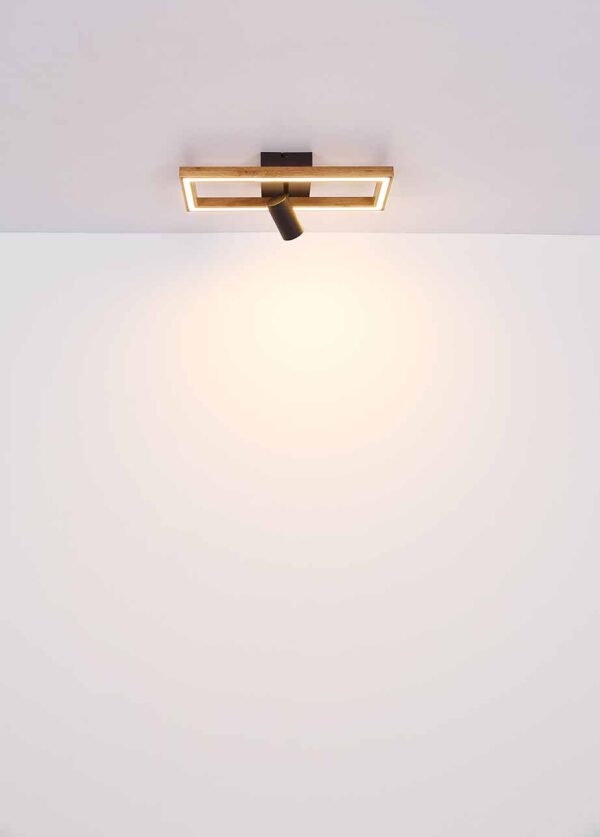 Globo Mandera wandlamp – Ingebouwd (LED) – Zwart - Image 4