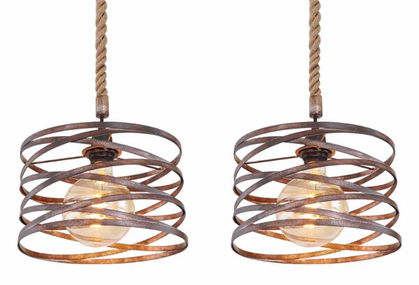 Globo Marco hanglamp – E27 (grote fitting) – Zwart - Image 3