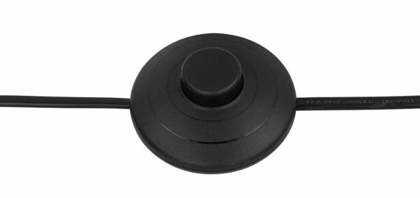 Globo Martha vloerlamp – ø 25 cm – E27 (grote fitting) – Zwart - Image 3