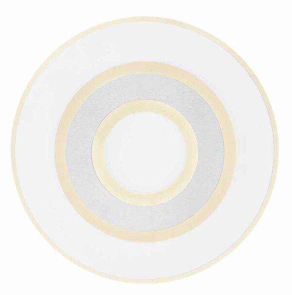 Globo Maru plafonniere – ø 42 cm – Ingebouwd (LED) – Wit