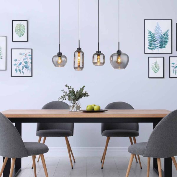Globo Matt hanglamp – E27 (grote fitting) – Zwart - Image 4