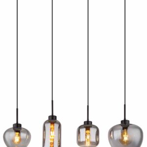 Globo Matt hanglamp – E27 (grote fitting) – Zwart