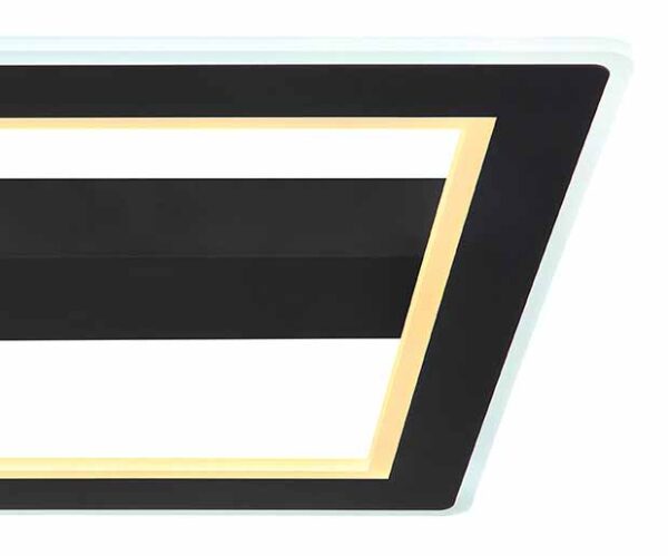 Globo Mattia plafonniere – Ingebouwd (LED) – Zwart - Image 4
