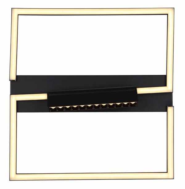 Globo Maxwell plafonniere – Ingebouwd (LED) – Zwart - Image 3