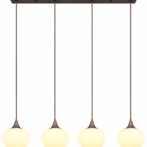 Globo Maxy hanglamp – E27 (grote fitting) – Bruin