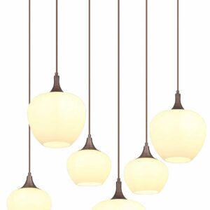 Globo Maxy hanglamp – E27 (grote fitting) – Bruin