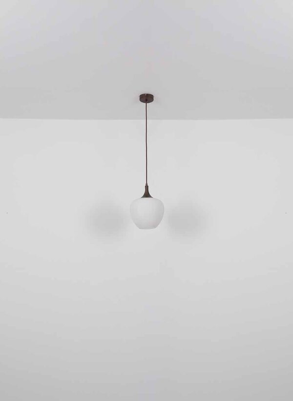 Globo Maxy hanglamp – ø 24 cm – E27 (grote fitting) – Bruin - Image 5