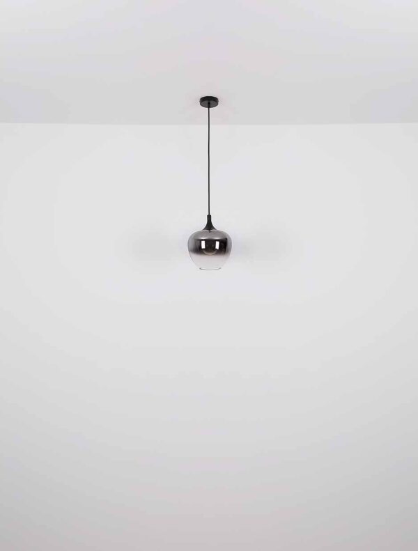 Globo Maxy plafonniere – ø 65 cm – E27 (grote fitting) – Zwart - Image 5