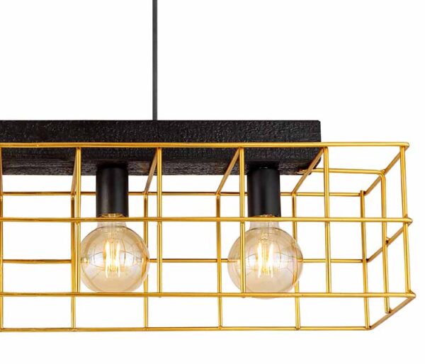 Globo Merril hanglamp – E27 (grote fitting) – Zwart - Image 3