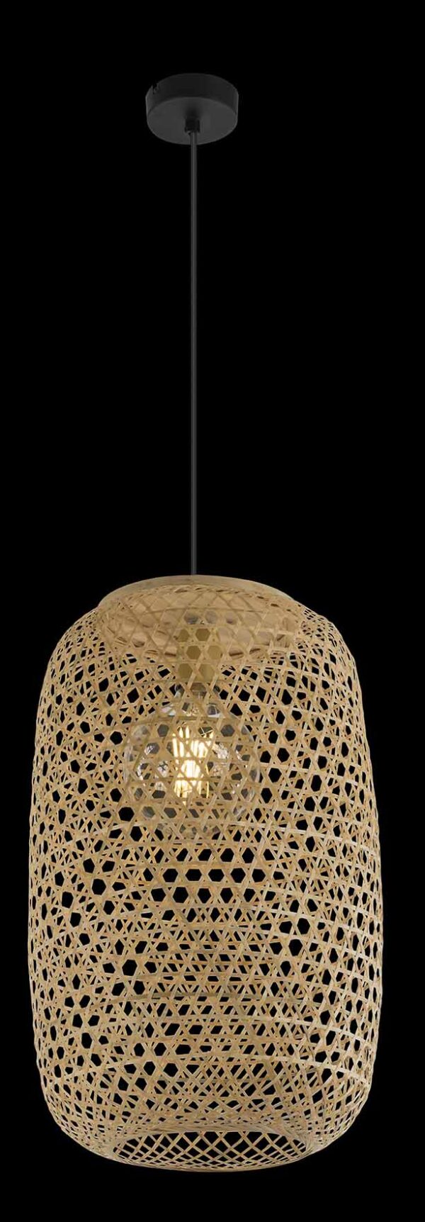Globo Mirena hanglamp – ø 31 cm – E27 (grote fitting) – Naturel - Image 3