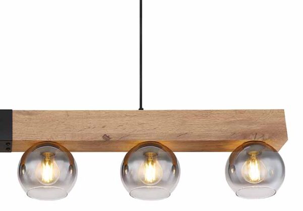 Globo Moitas hanglamp – E27 (grote fitting) – Zwart - Image 3