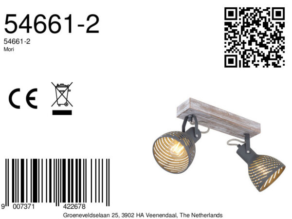 Globo Mori spot – E27 (grote fitting) – Wit - Image 5