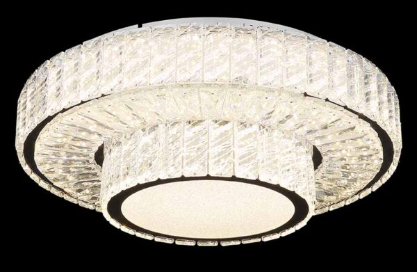 Globo Mucky plafonniere – ø 50 cm – Ingebouwd (LED) – Chroom - Image 3