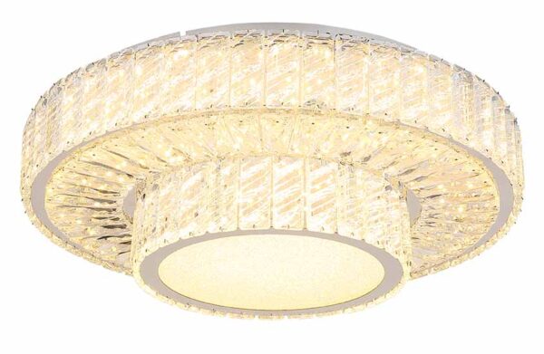 Globo Mucky plafonniere – ø 50 cm – Ingebouwd (LED) – Chroom - Image 4