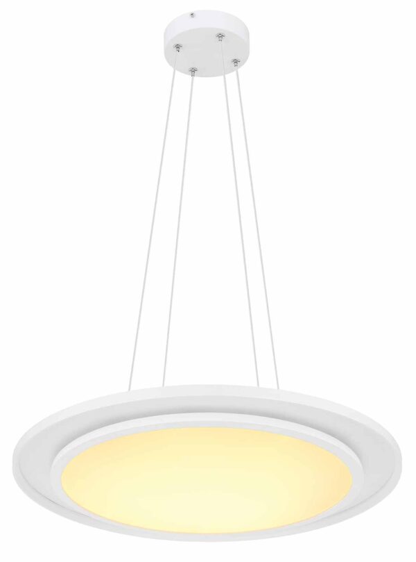 Globo Murphy hanglamp – ø 60 cm – Ingebouwd (LED) – Wit - Image 3