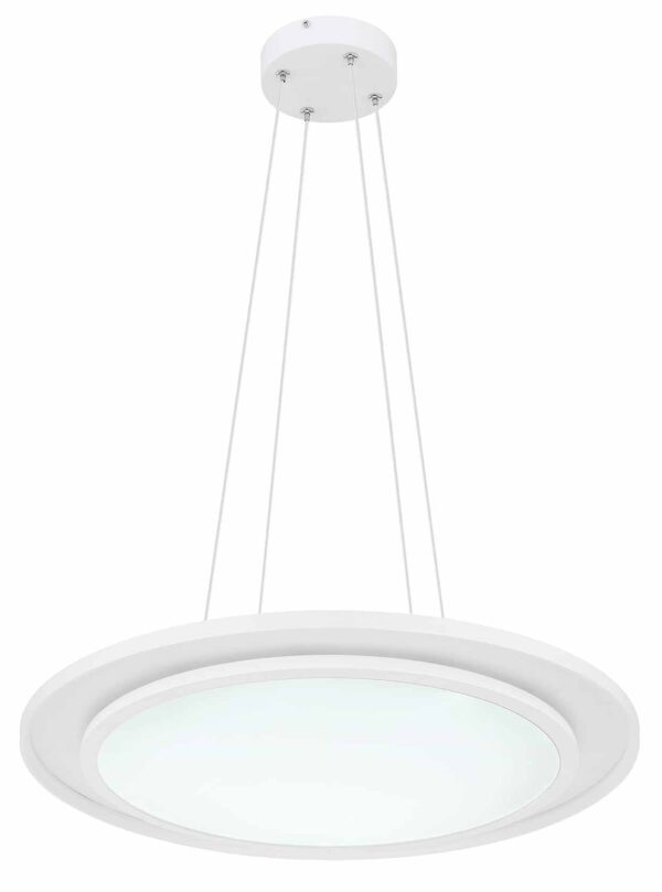 Globo Murphy hanglamp – ø 60 cm – Ingebouwd (LED) – Wit - Image 4