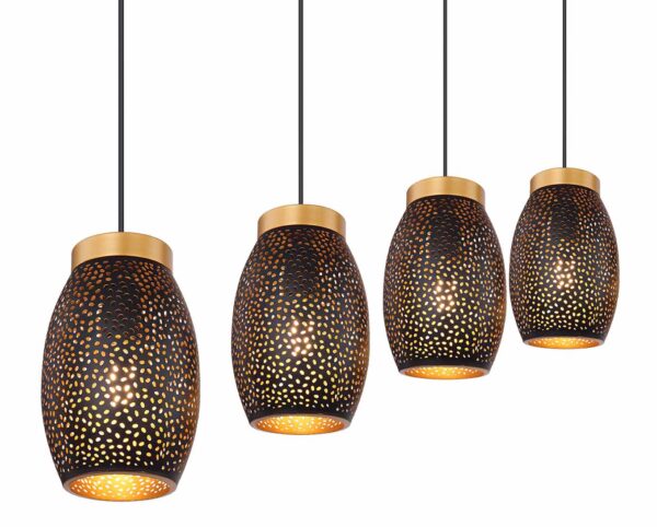 Globo Narri hanglamp – E27 (grote fitting) – Goud - Image 3