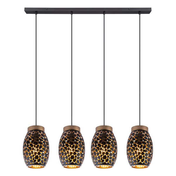 Globo Narri hanglamp – E27 (grote fitting) – Goud
