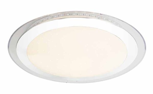 Globo Nicole ii plafonniere – ø 42,5 cm – Ingebouwd (LED) – Chroom - Image 4