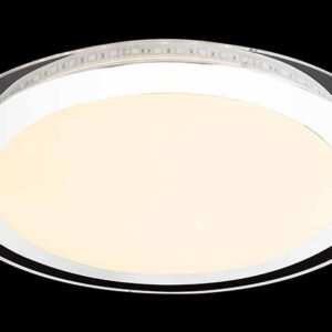 5 cm – Ingebouwd (LED) – Chroom