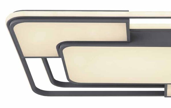 Globo Nirra plafonniere – Ingebouwd (LED) – Grijs - Image 3