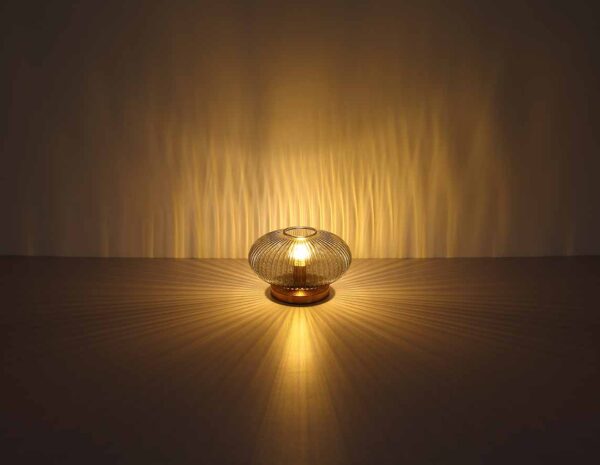 Globo Normy tafellamp – ø 30 cm – E27 (grote fitting) – Messing - Image 4